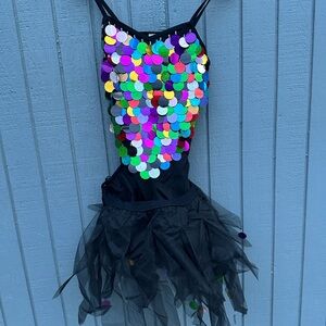 Colorful Sequin Adult Costume